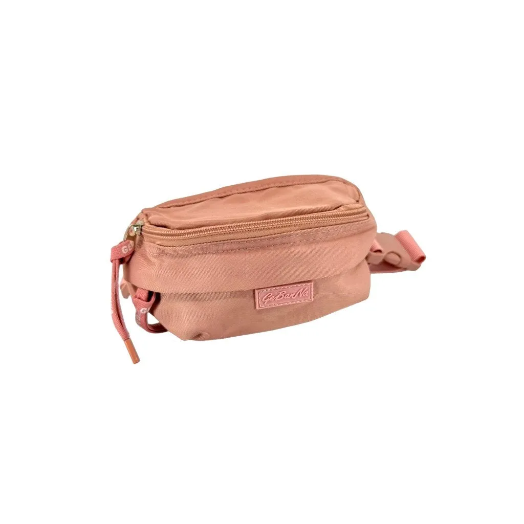 Gebaina Muted Pink Athletic Waist Belt Bag