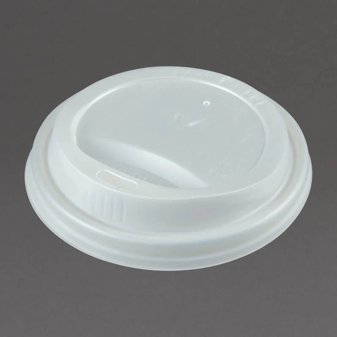 GH024 Vegware Compostable Coffee Cup Lids 225ml / 8oz (Pack of 1000)