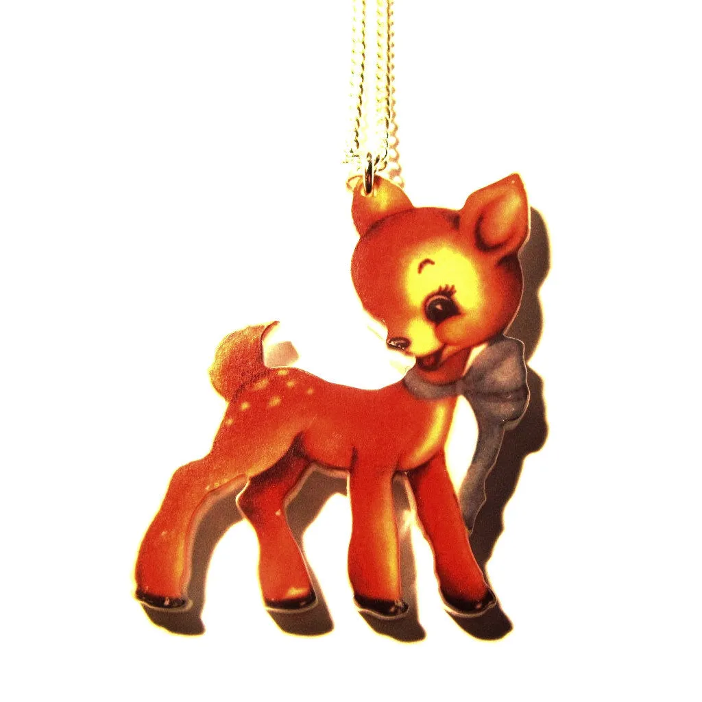 Gorgeous Baby Deer Bambi Style Pendant