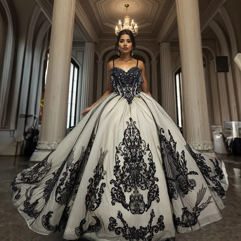 Gorgeous Black Quinceañera Dress