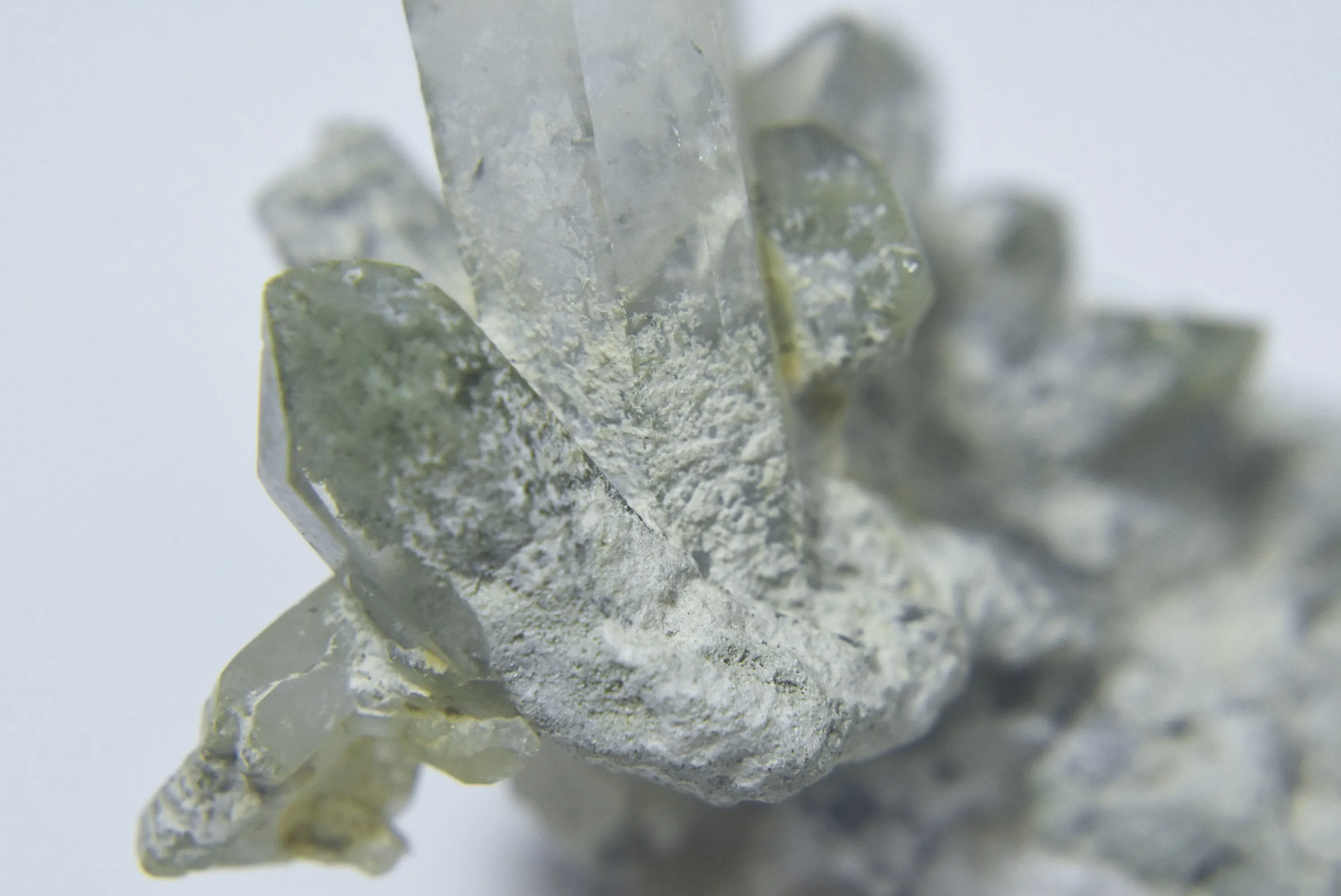 Gorgeous Chlorite Quartz Crystal Cluster Mineral Specimen