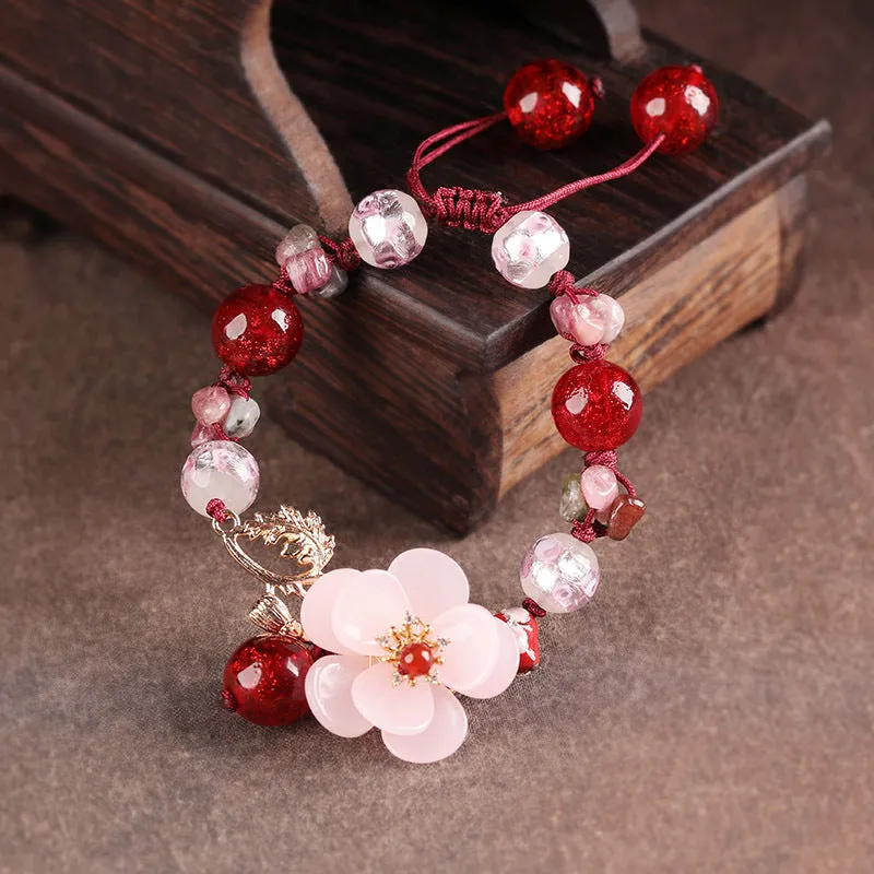 Gorgeous Flower Classic Tourmaline Bracelet!!