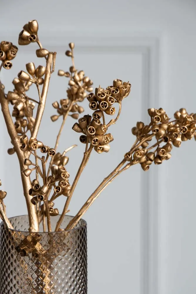 Gorgeous Gold Dried Mini Seed Pods