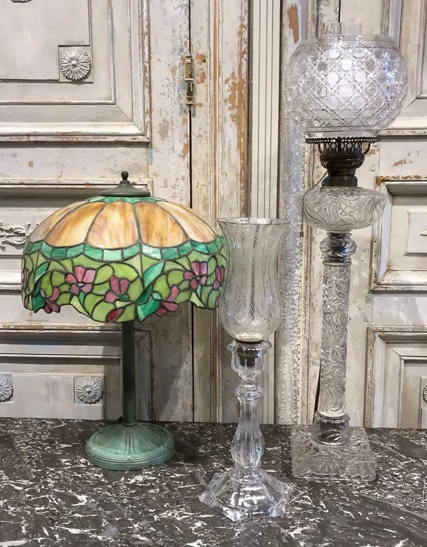 Gorgeous Tiffany Style Antique Lamp!!!