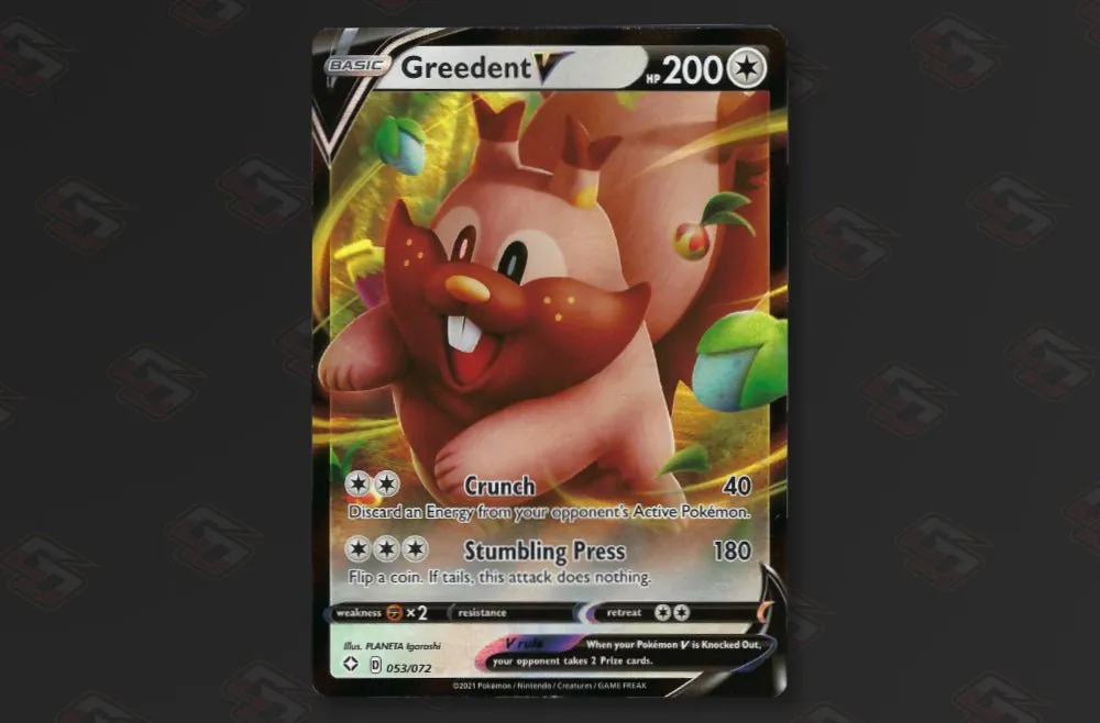 Greedent V 053/072 - Full Art Ultra Rare