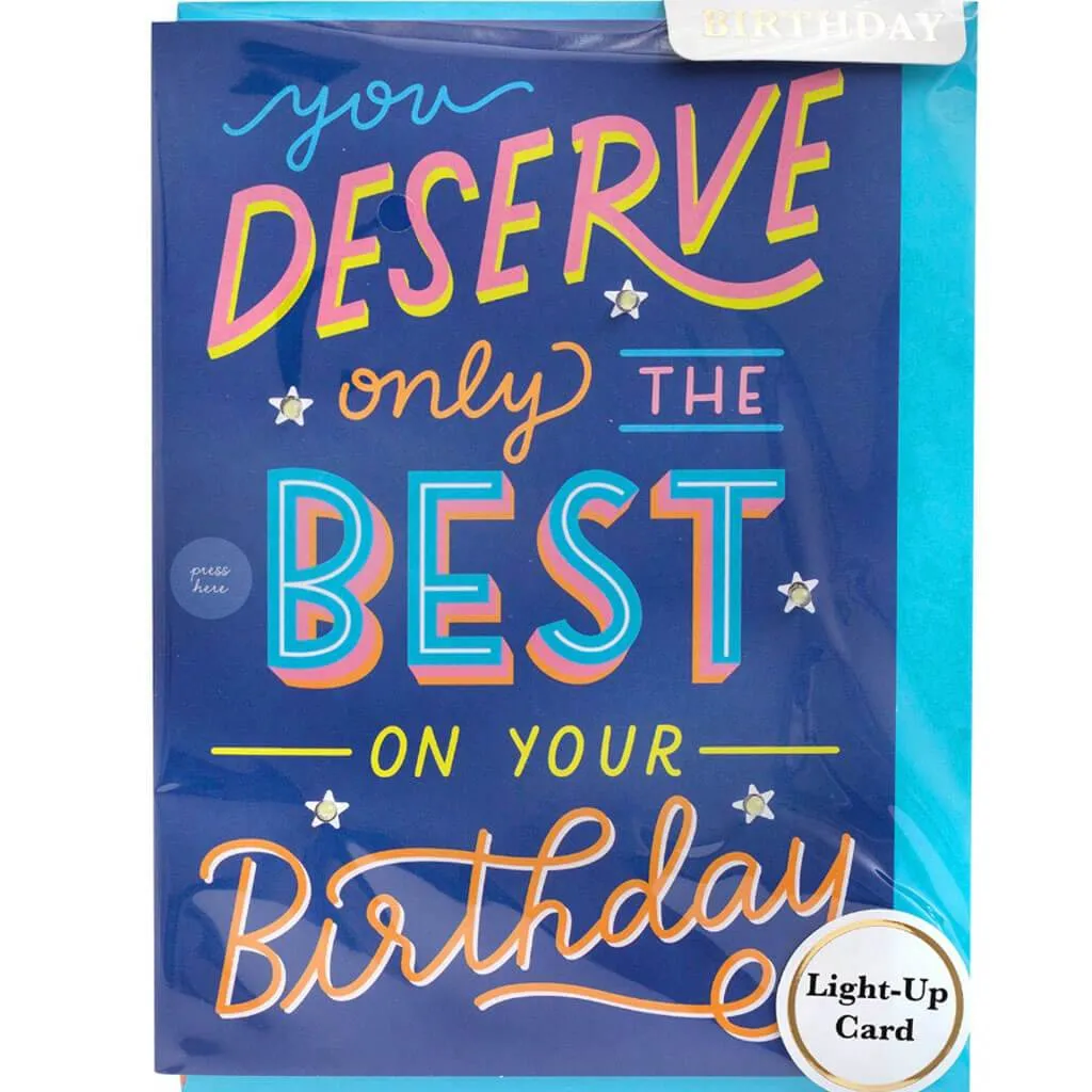 Greeting Card Birthday Light Up