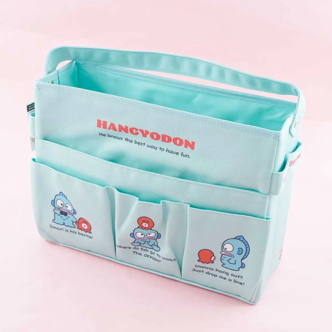 Hangyodon Multi-Pocket Organizer Nylon Bag