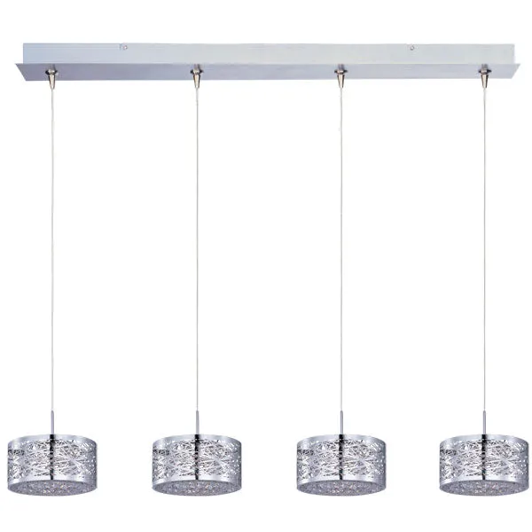 Inca 4-Light RapidJack Pendant and Canopy