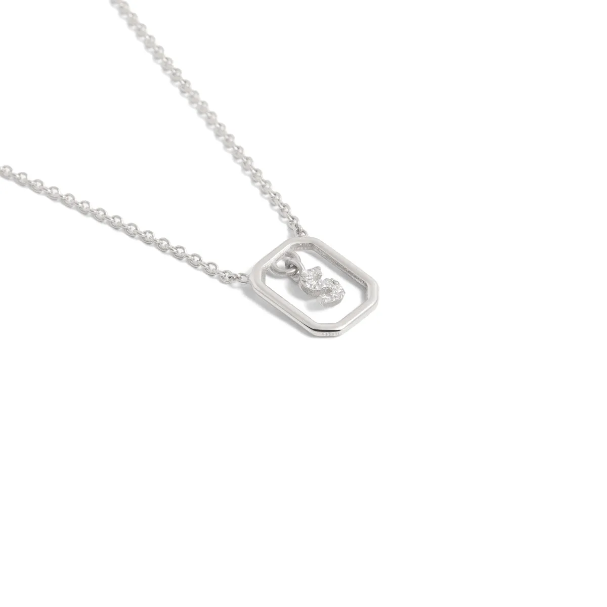 Jeweled Letter S chain Neckless