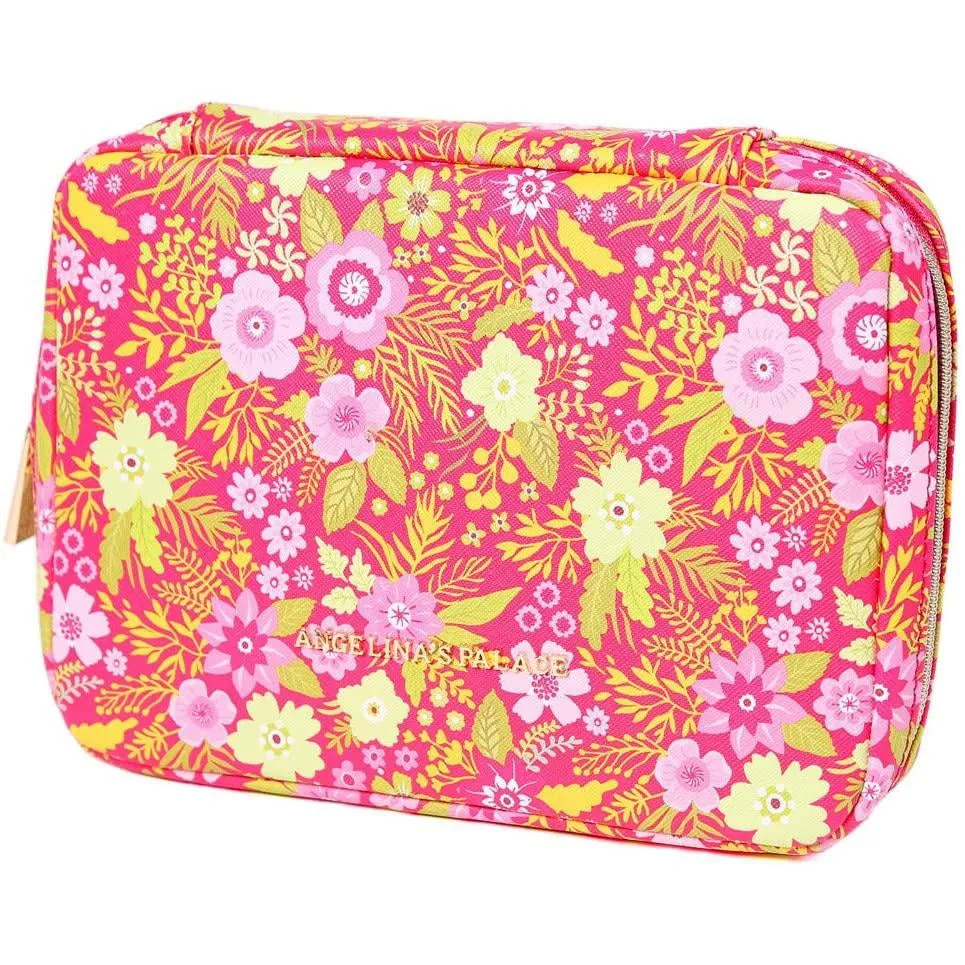 Jewelry Bag Large Blossom Fuschia