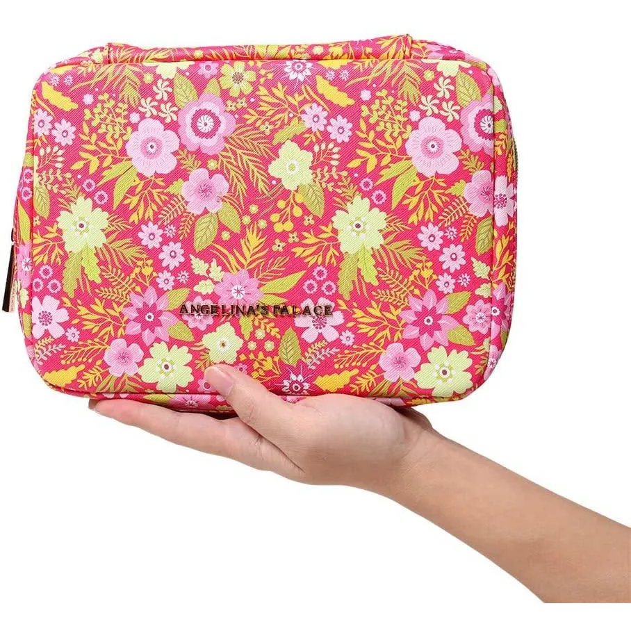 Jewelry Bag Large Blossom Fuschia