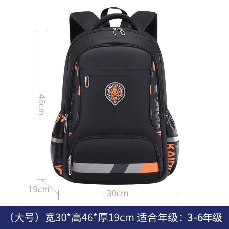 Kids backpack Primary children School Bags For Boys large orthopedic Backpack Waterproof Schoolbag big Book Bag mochila infantil