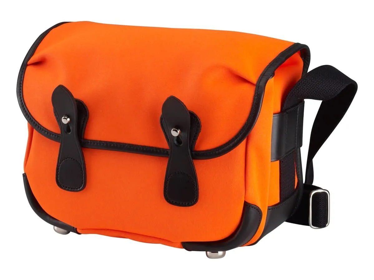 L2 Camera Bag - Neon Orange Canvas / Black Leather (Black Lining)