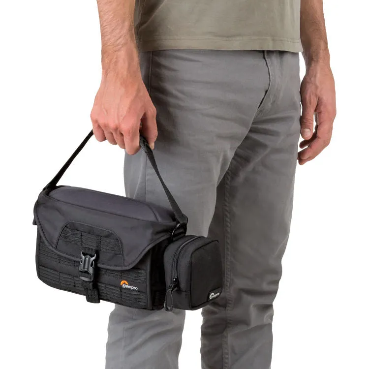 Lowepro ProTactic SH 180 AW Shoulder Bag for Mirrorless Camera System (Black)