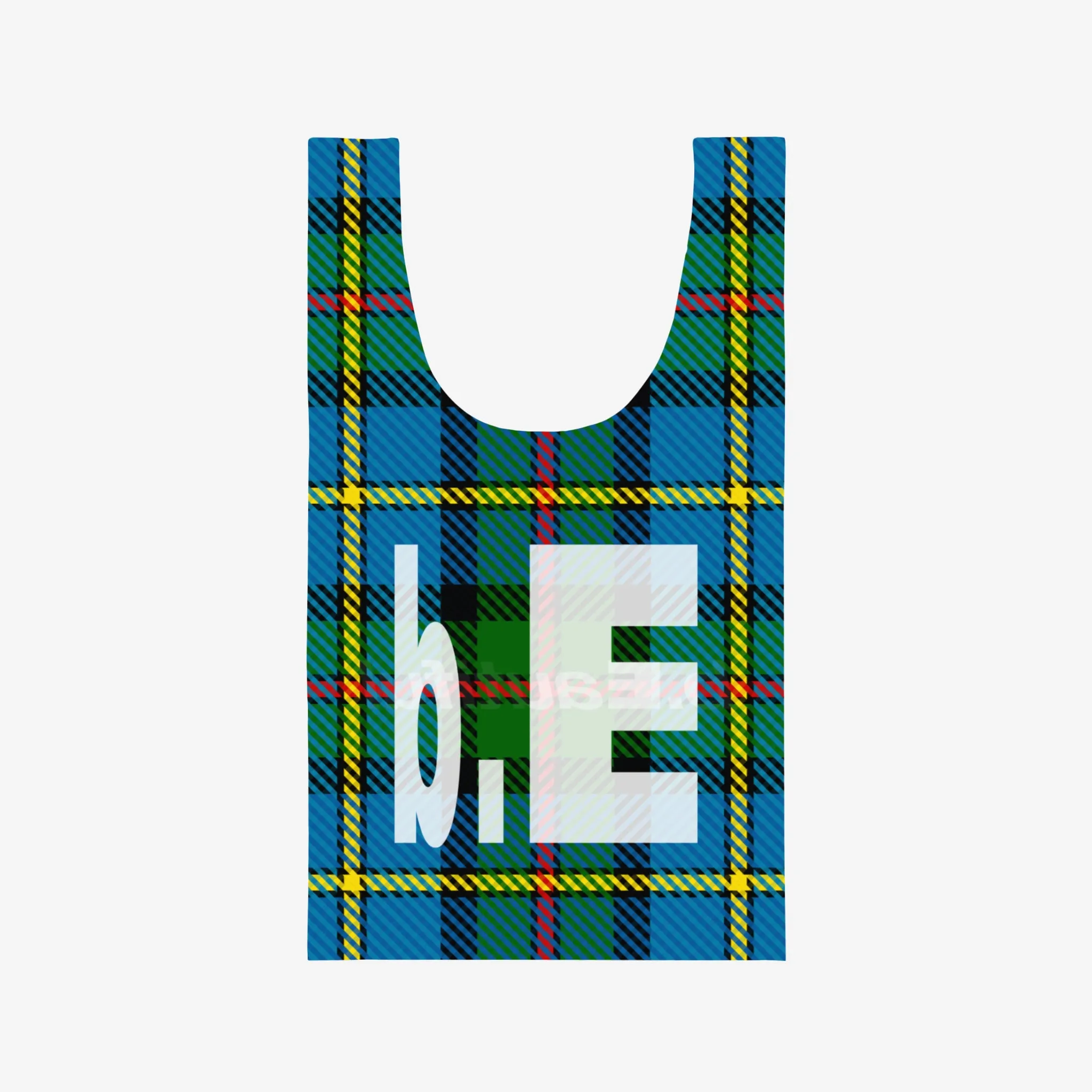 MacLeod Tartan XL Reusable Bag Blue | Green