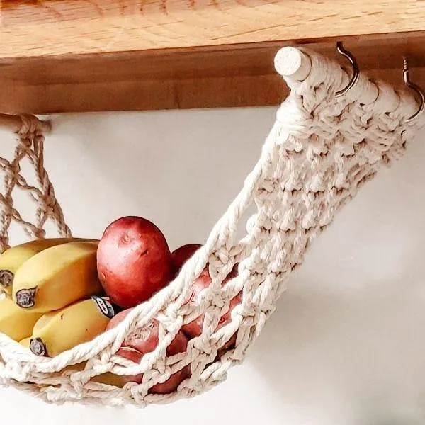 Macrame Fruit Hammock | Eco-friendly Kitchen