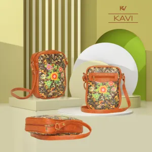 Marvella Floral Satchel Crossbody Bag 807-2