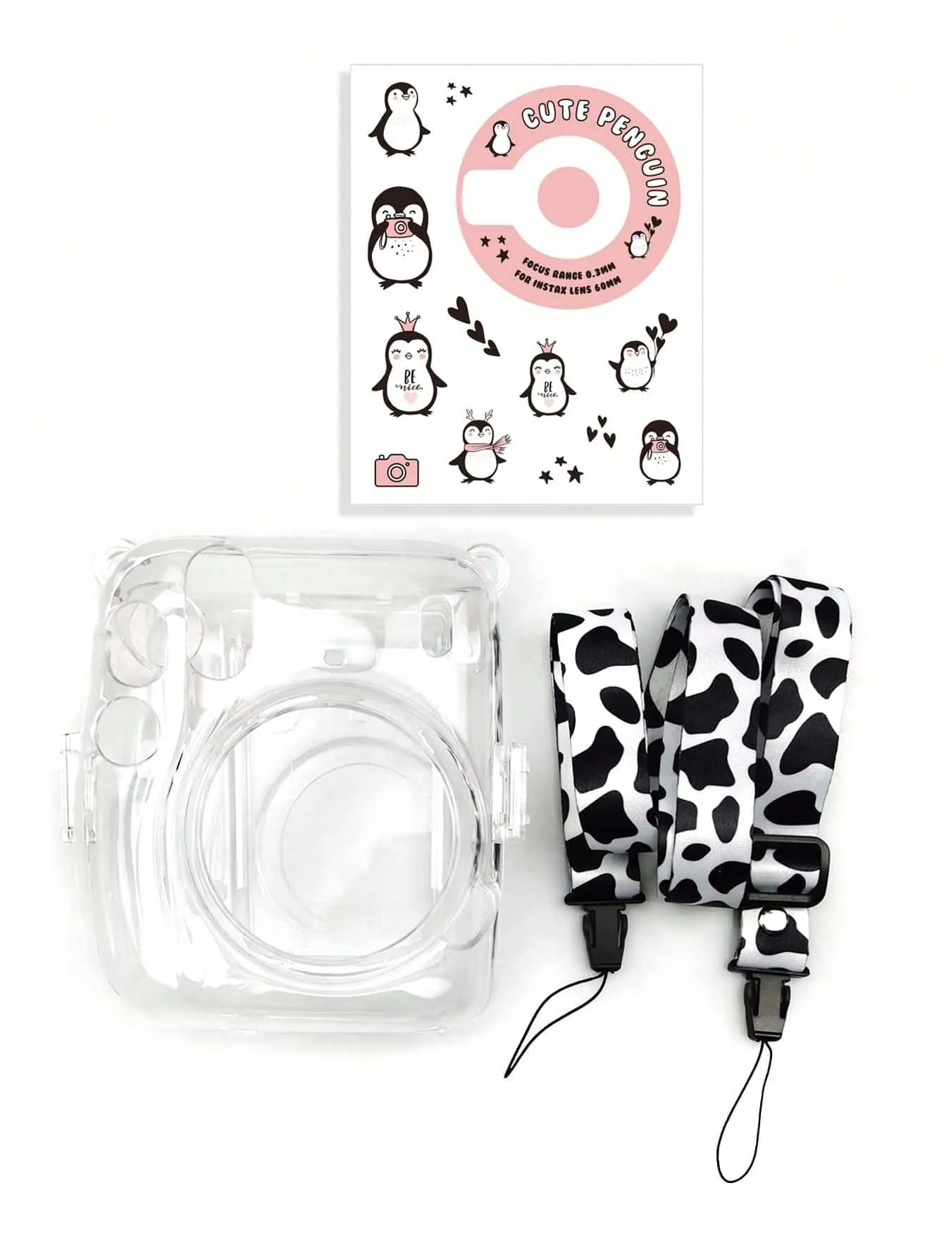 Mini 11 Camera Bag With Crystal Case 3-in-1 Set Including Protective Case