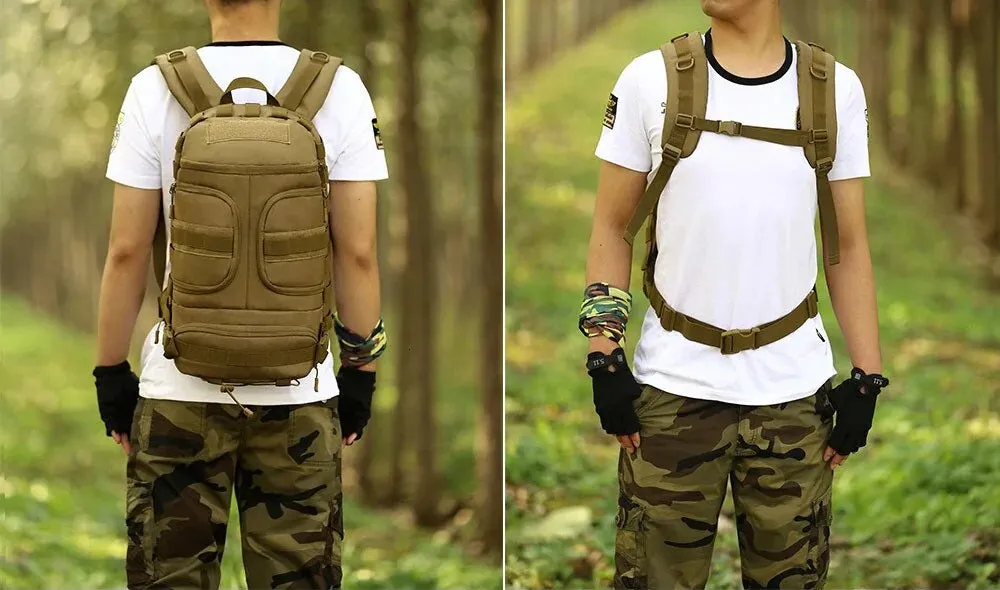 Multi-Pocket Tactical Outdoor Backpack Waterproof 30L