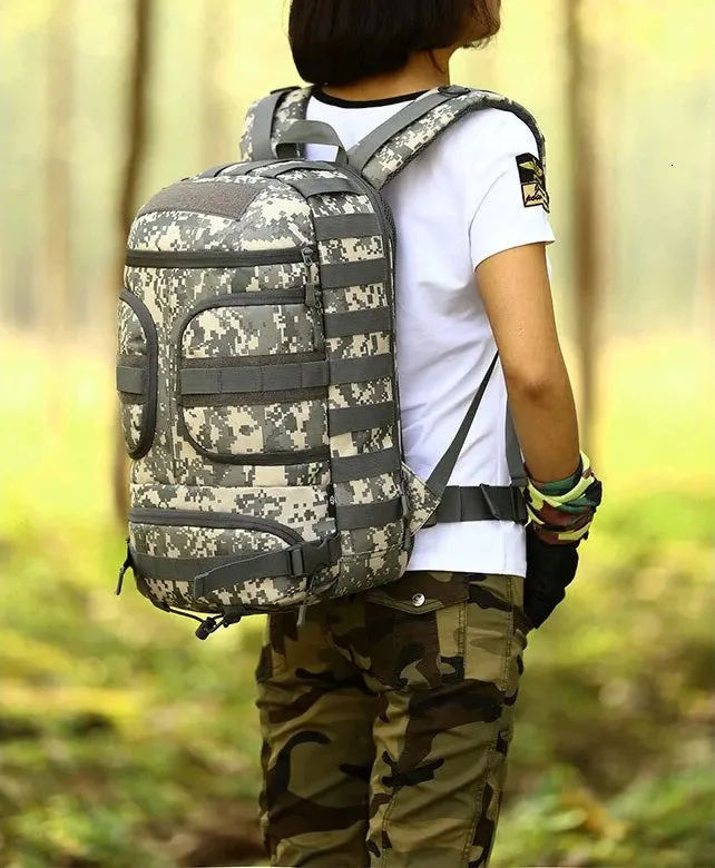 Multi-Pocket Tactical Outdoor Backpack Waterproof 30L