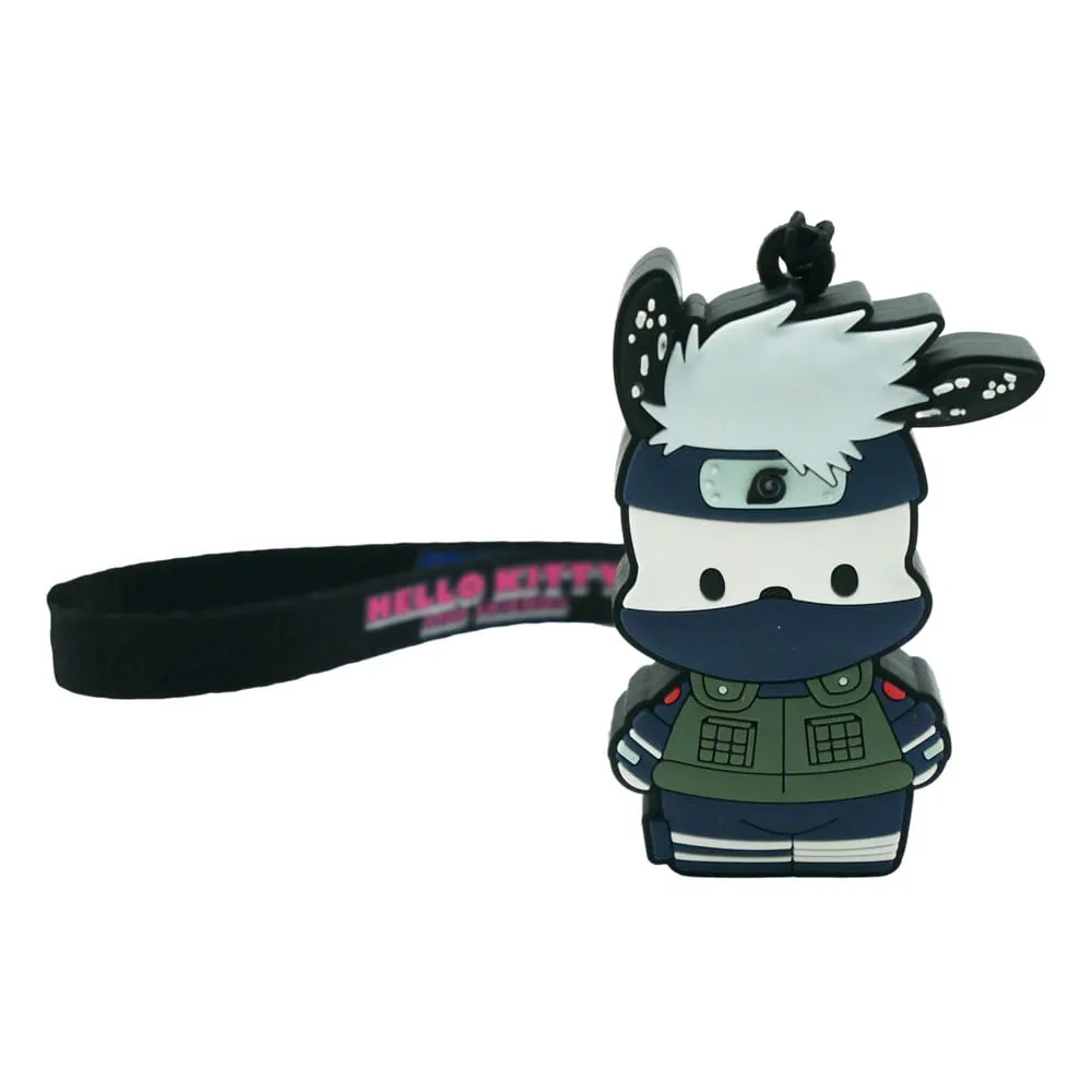 Naruto Shipudden X Hello Kitty PVC Keychain Pochacco Kakashi