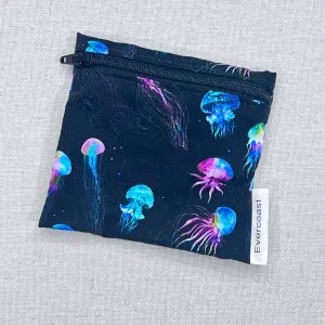 Neon Jellyfish Reusable Mini Snack Bag