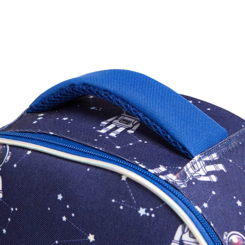 (NET) Astronaut School Backpack With Insulated Lunch Box And Pencil Case Set Of 3 Pcs