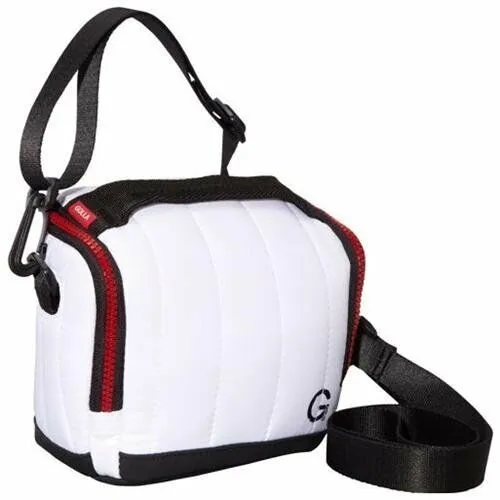 NEW Golla fits MIRRORLESS CAMERA & Lens or DSLR - White BAG IONA Stylist Case