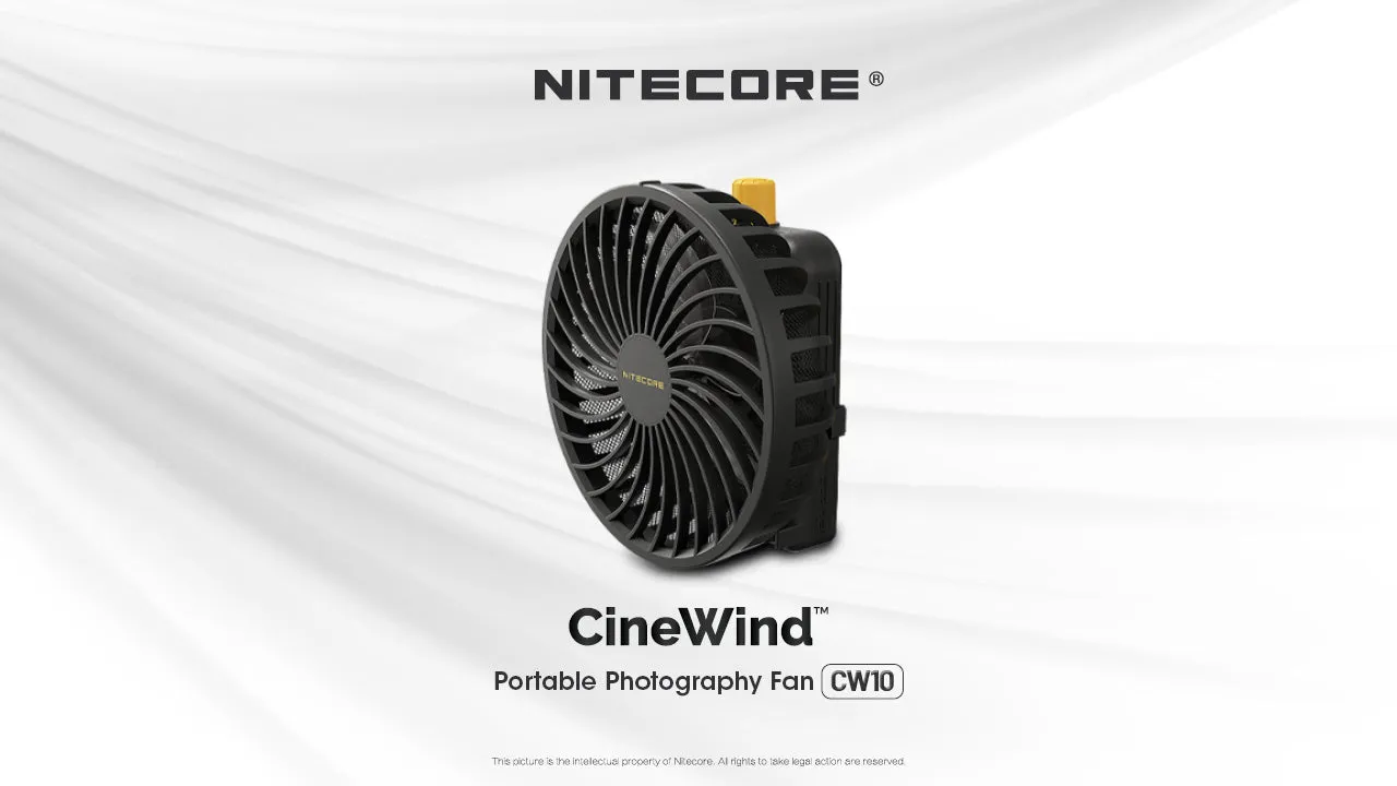 Nitecore CW10 Portable Cordless Wind Hair Blower Fan