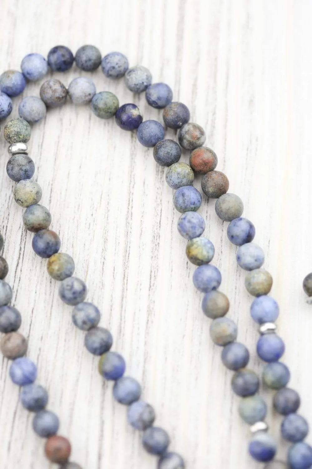 Patience & Healing Dumortierite Mala