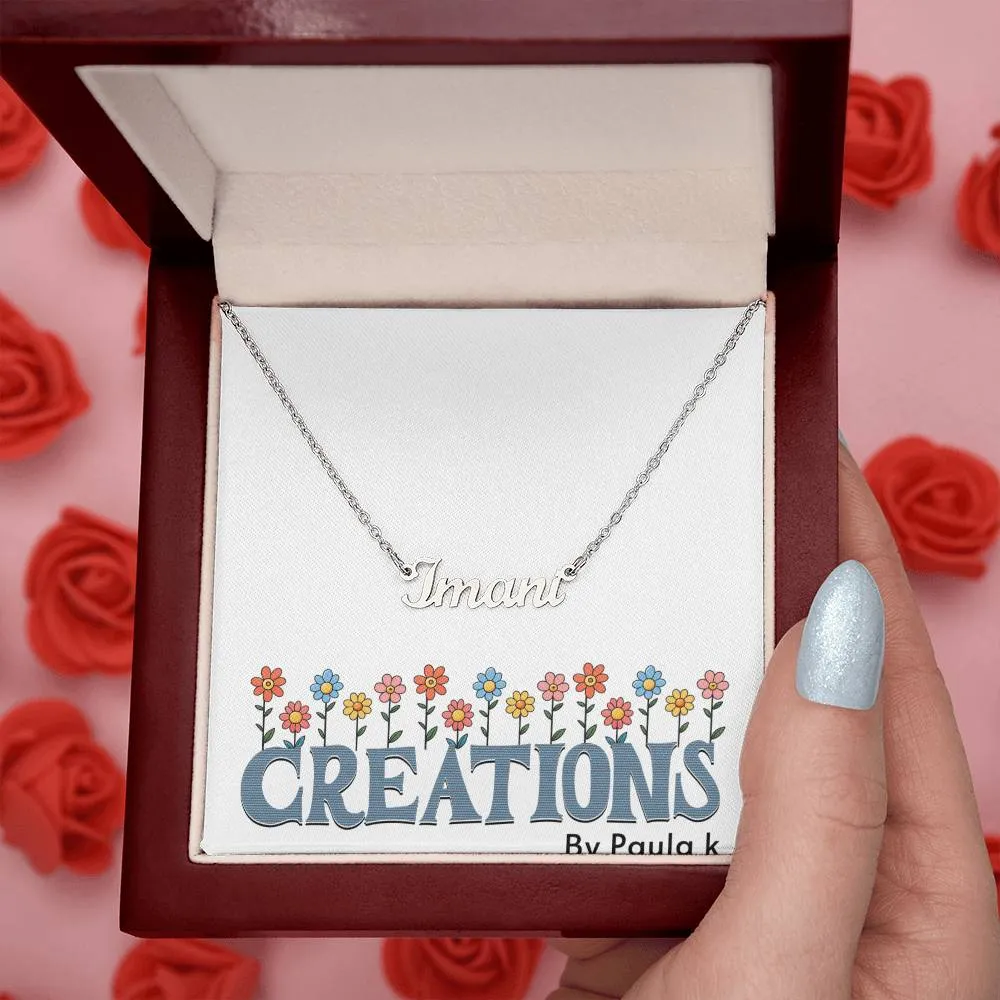 Personalize this gorgeous name necklace