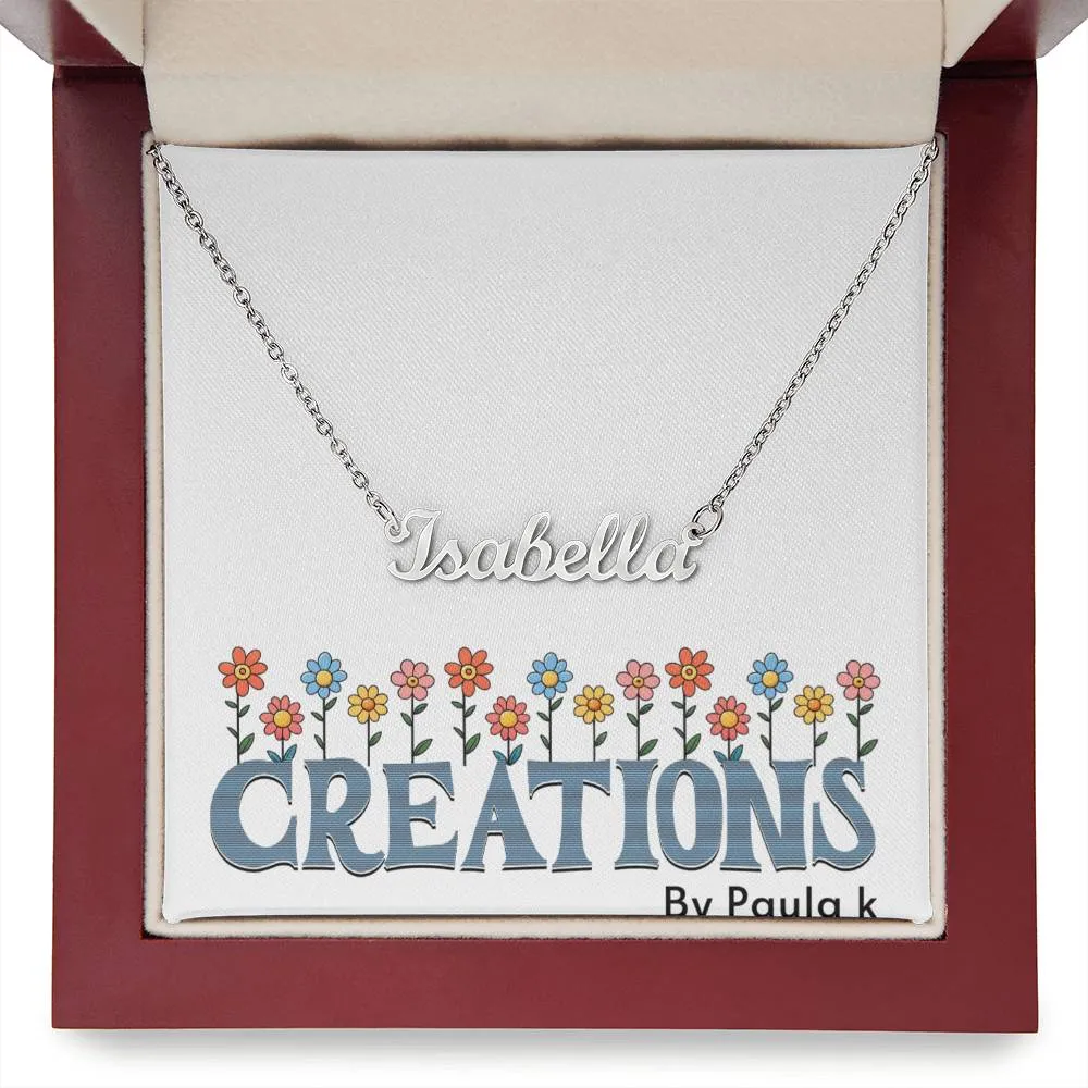 Personalize this gorgeous name necklace