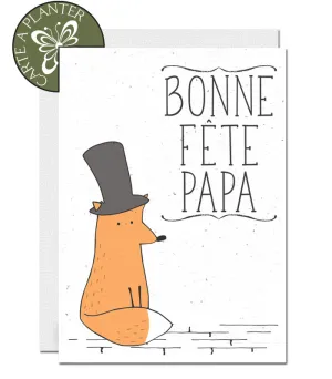 Plantable Father's Day Card - Mr Fox