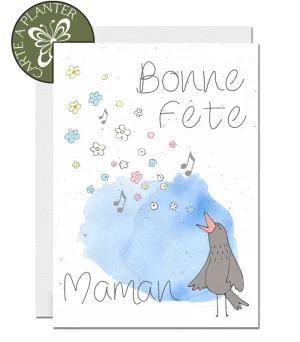 Plantable Mother's Day Card - Songbird