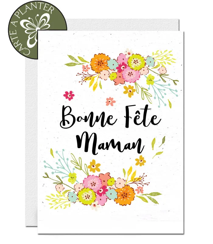 Plantable Mother's Day Card - Spring Flowers