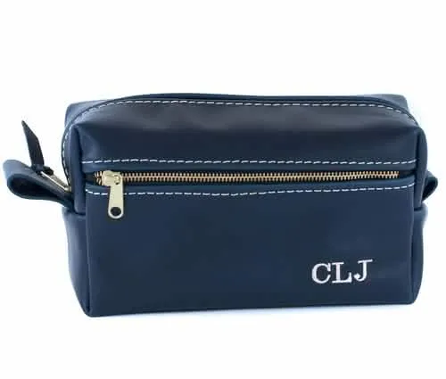 Premium Leather Travel Toiletry Kit