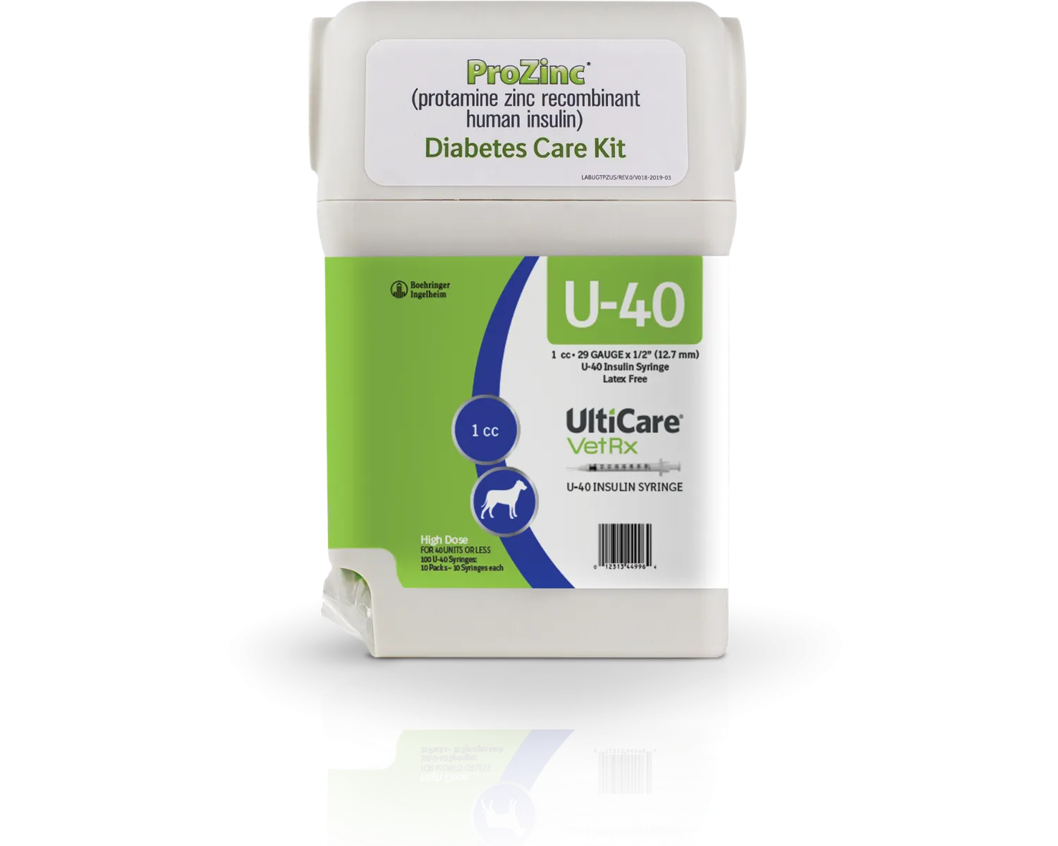 ProZinc High Dose Diabetes Care Kit U-40 (1cc 29g x 0.5") 100 count