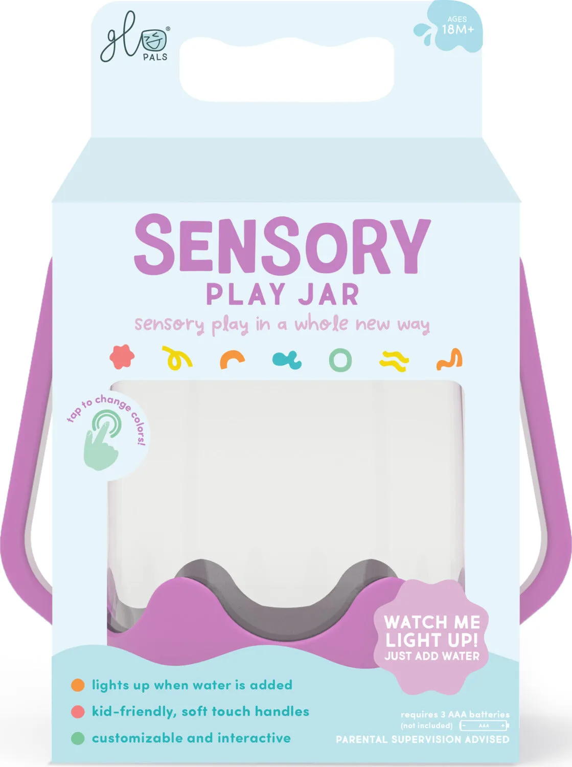 Purple Sensory Play Jar