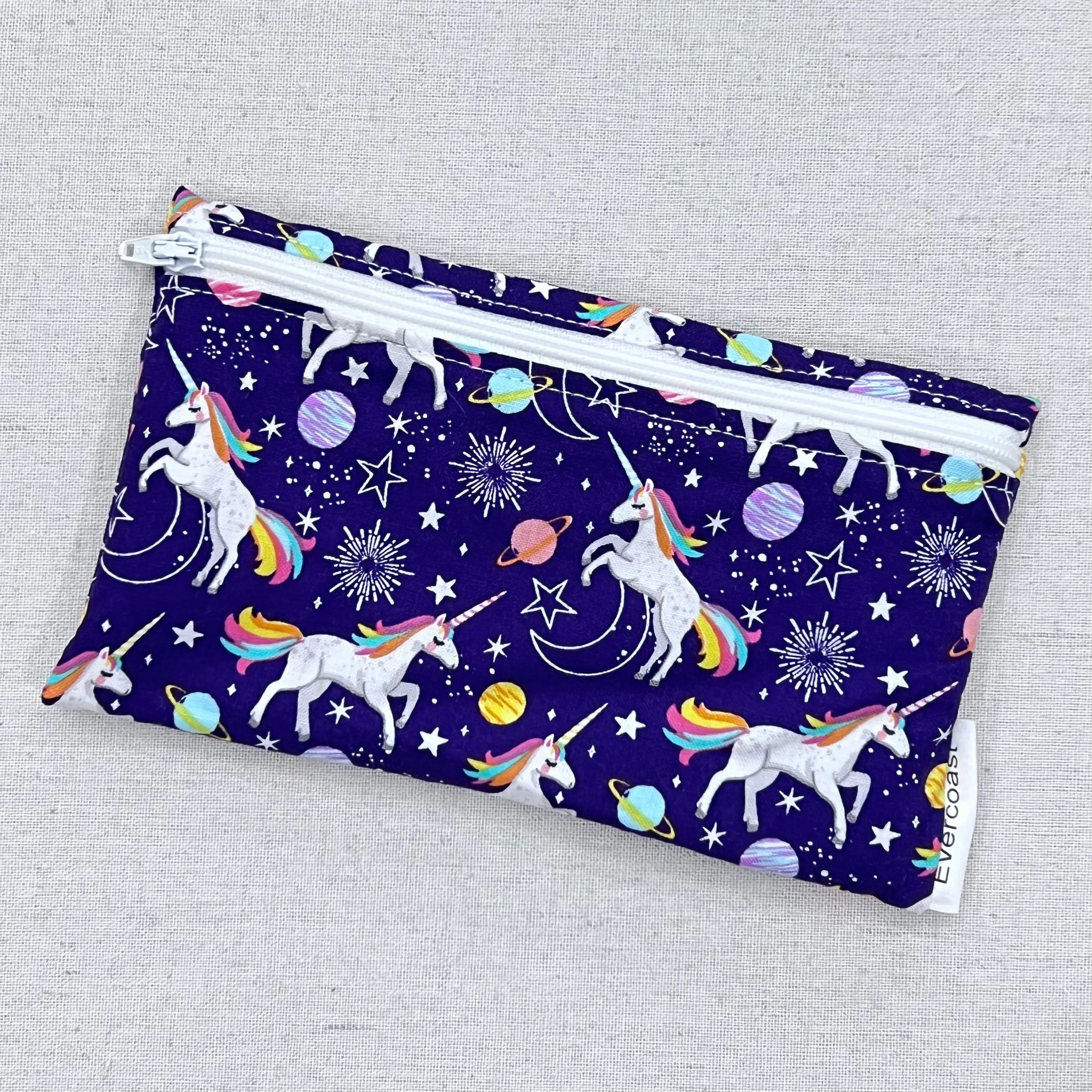 Purple Unicorn Reusable Snack Bag