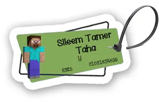 ""Minecraft" School labels packs