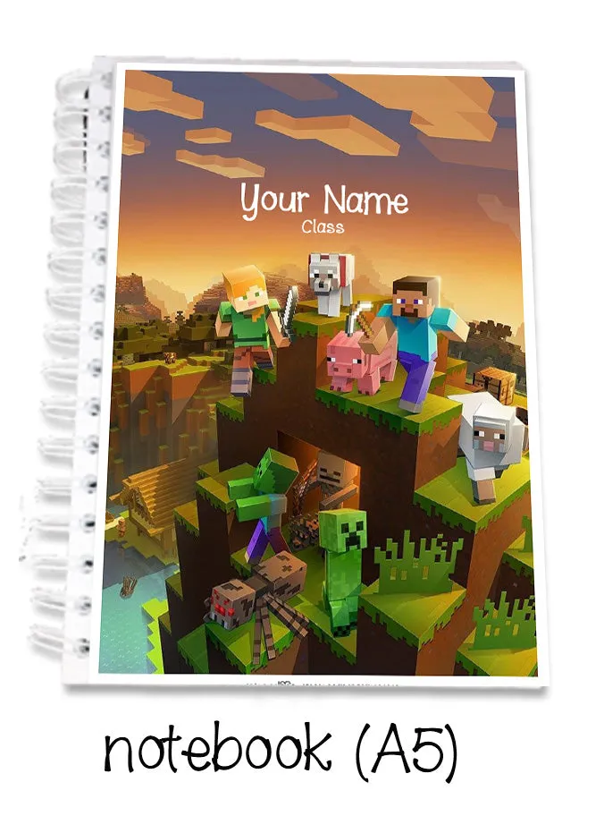 ""Minecraft" School labels packs