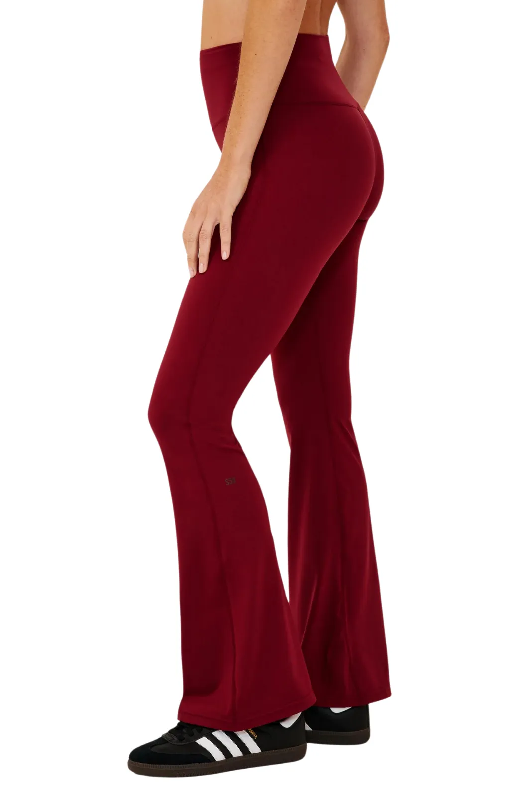 Raquel High Waist Rigor Flare, Bordeaux