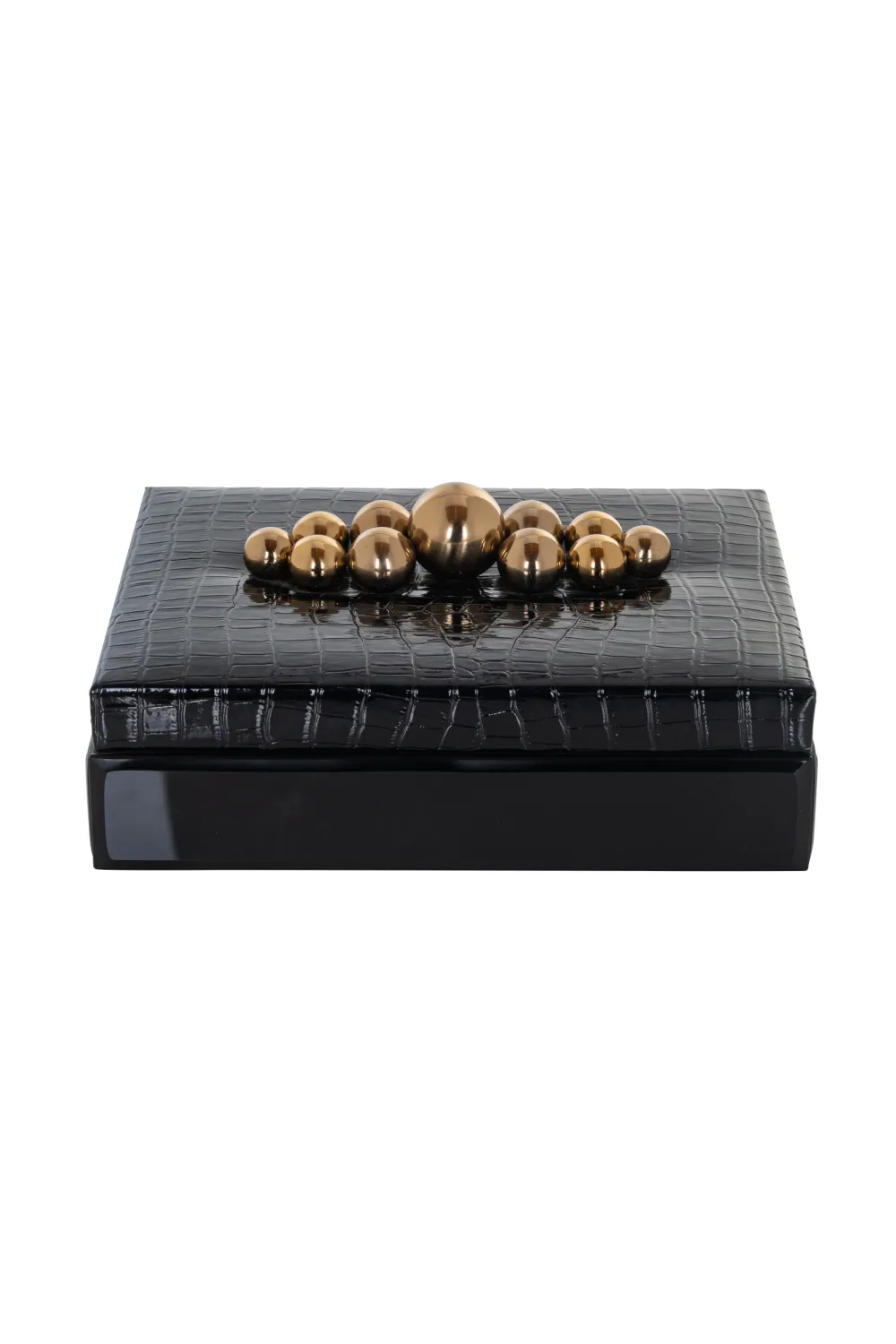 Rectangular Black Storage Box | OROA Nina