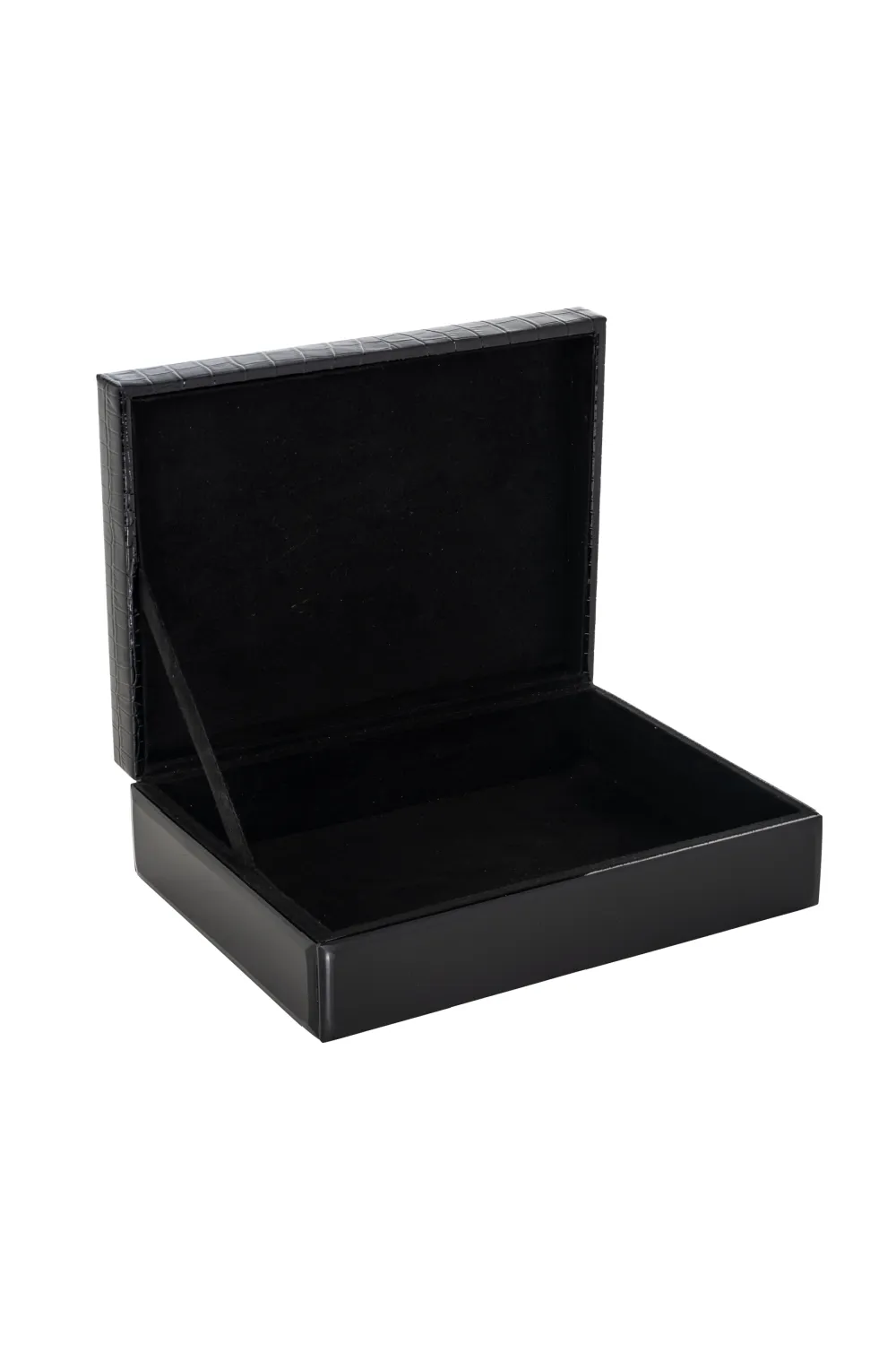 Rectangular Black Storage Box | OROA Nina