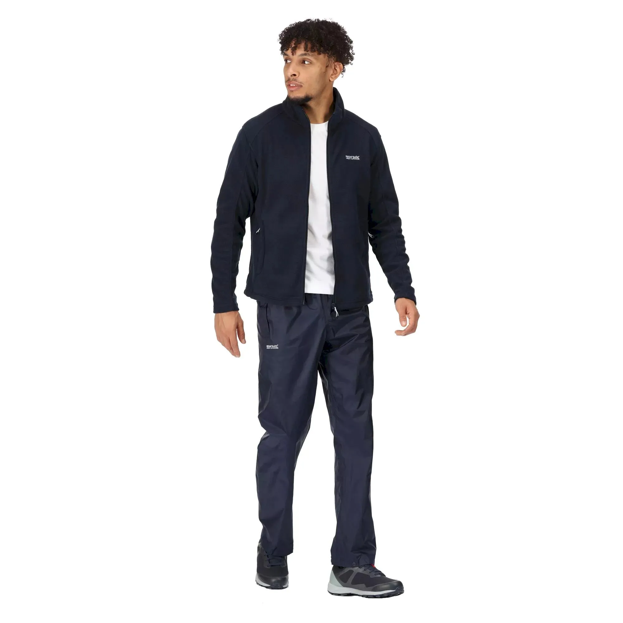 Regatta Men's Pack it Waterproof Over Trousers Navy