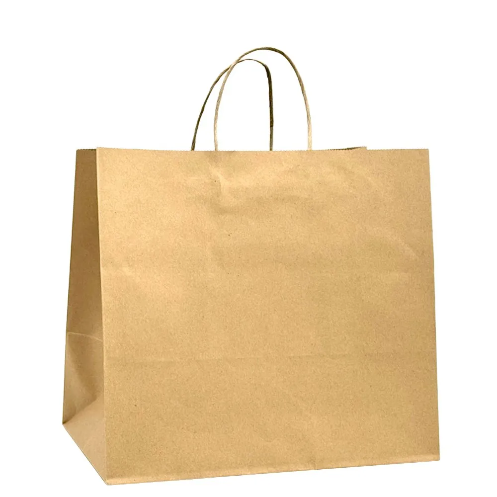 Retail Takeaway Kraft Twisted Handle Paper Bag - Jumbo