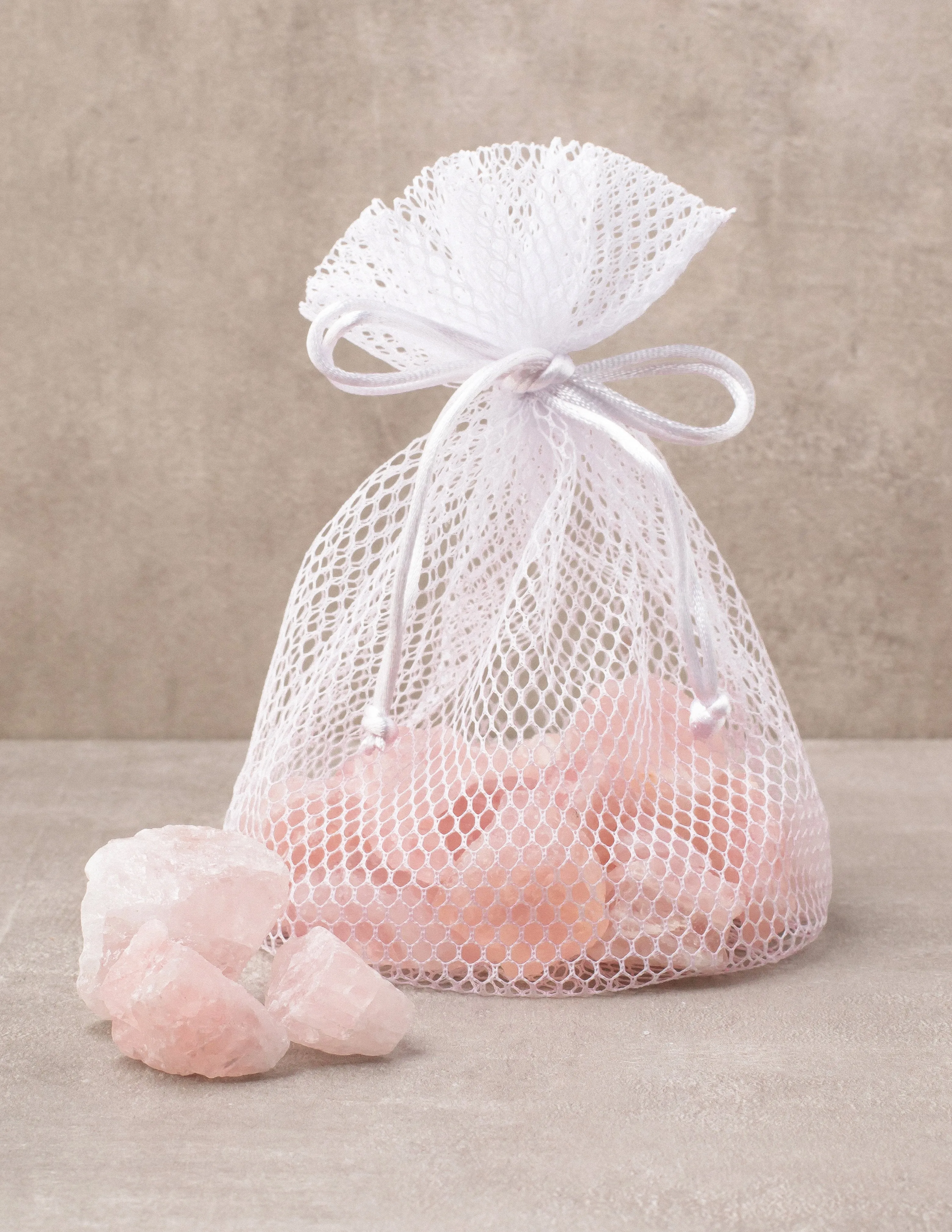 Rose Quartz Crystal Healing Bath Stones