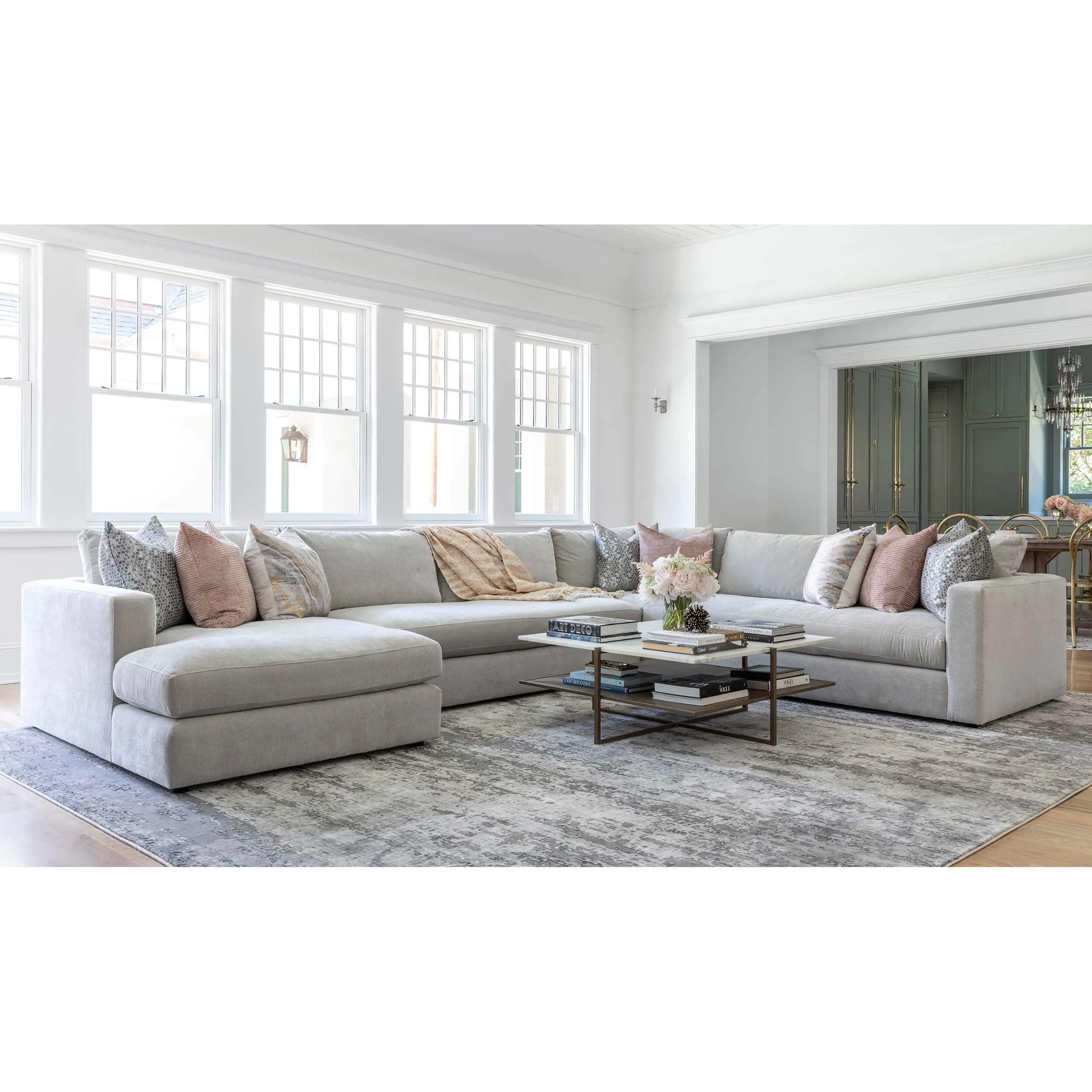 Salvadore Sectional, Kenley Moondust