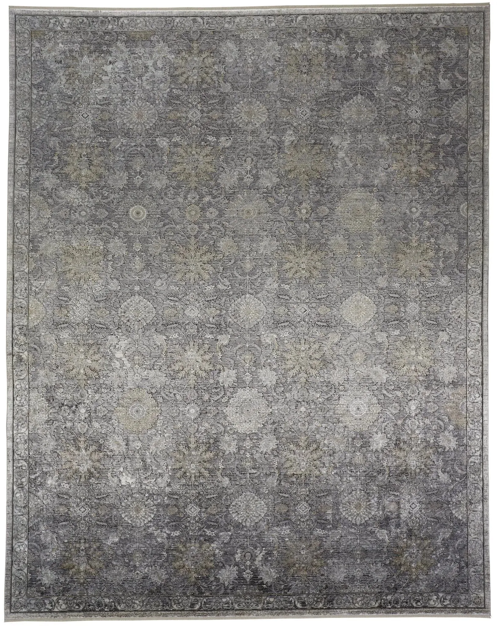 Sarrant 9193965F Grey/Silver Rug