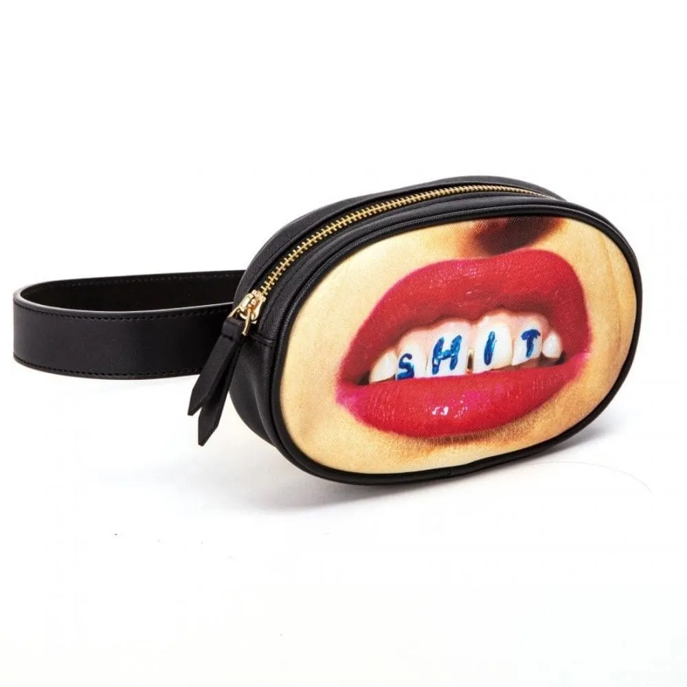 Seletti Toiletpaper Waist Bag Shit